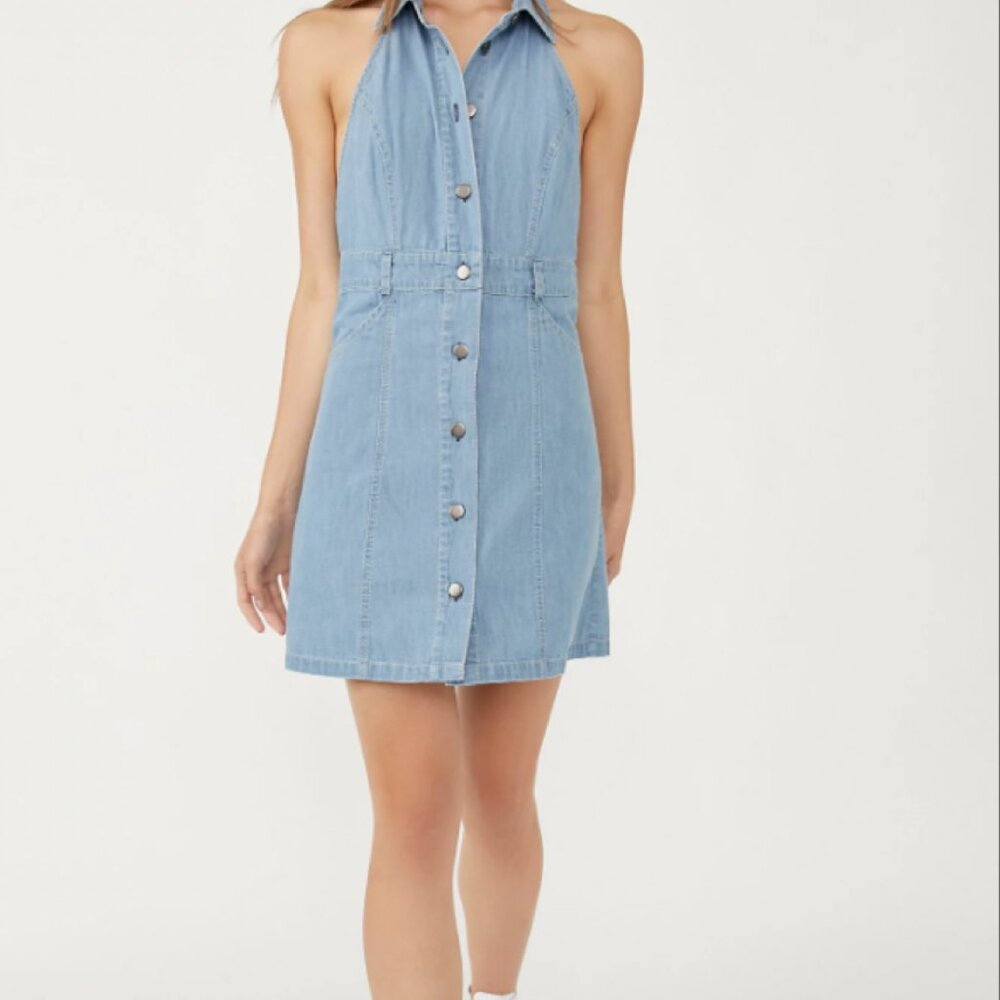 Free People Sami Mini Halter Dress